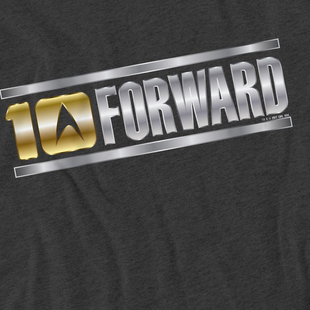 Charcoal - Pack Shot - Star Trek Unisex Adult Ten Forward T-Shirt