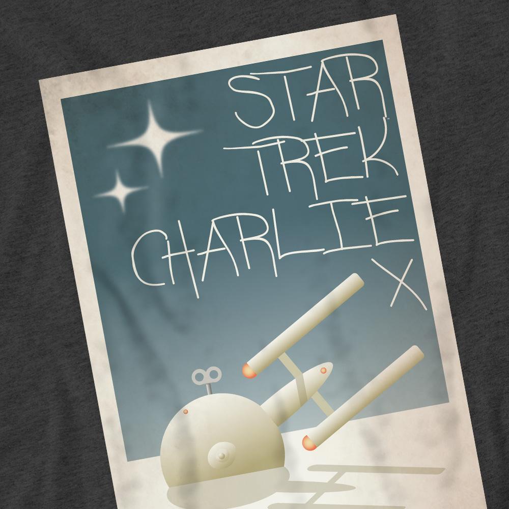 Charcoal - Pack Shot - Star Trek Unisex Adult The Original Series Episode 2 T-Shirt