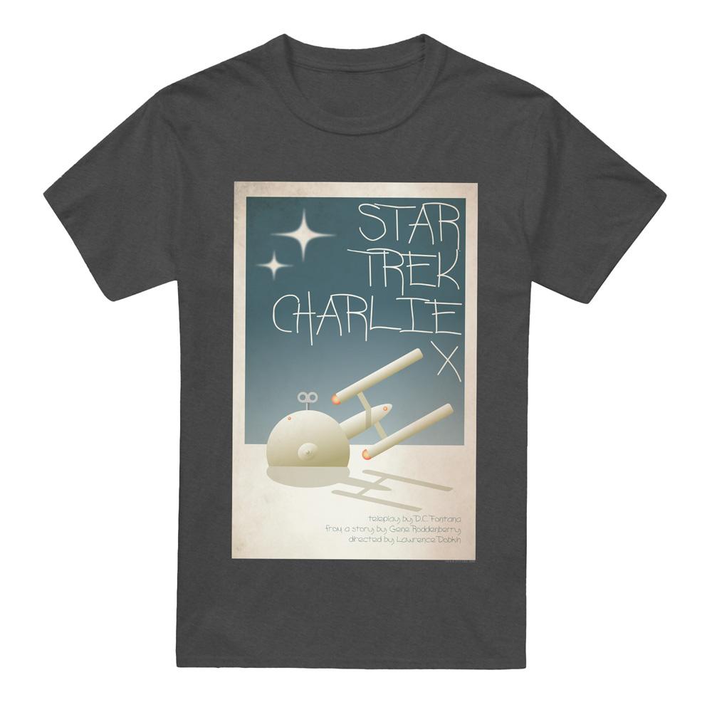 Charcoal - Front - Star Trek Unisex Adult The Original Series Episode 2 T-Shirt