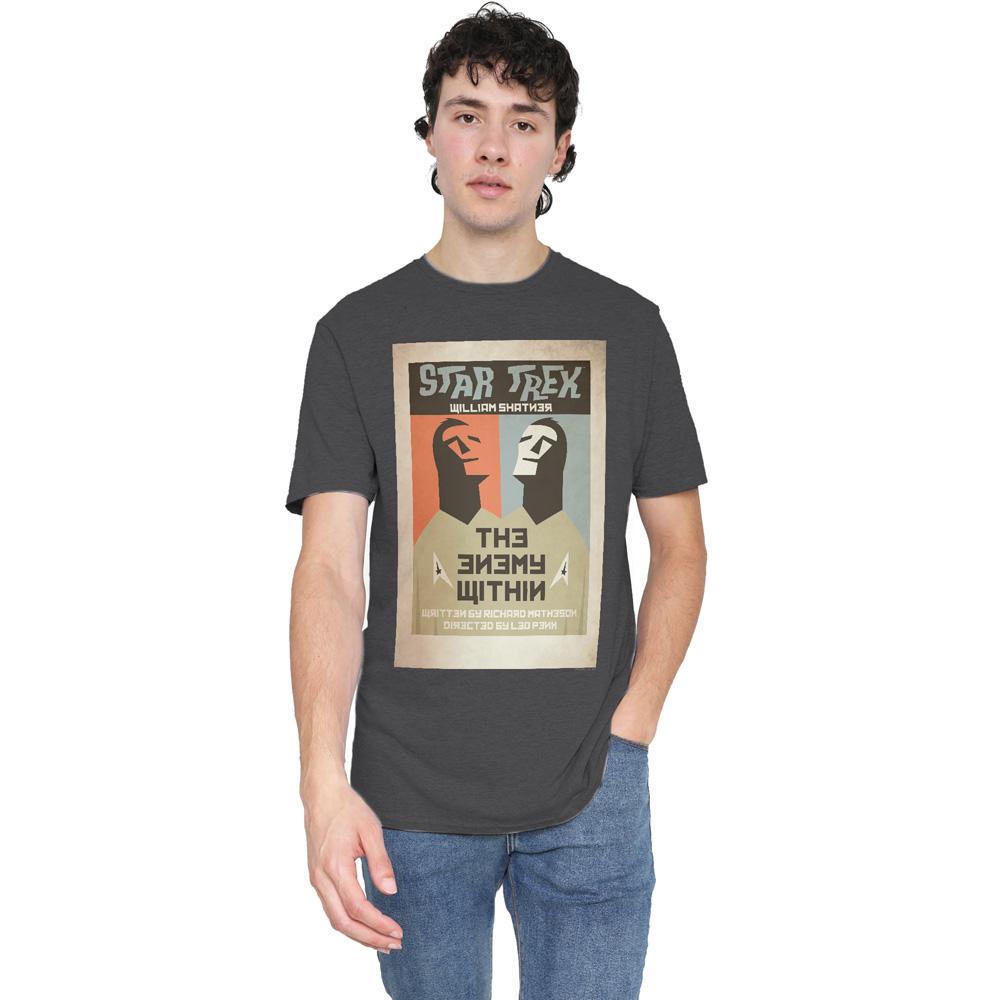 Charcoal - Lifestyle - Star Trek Unisex Adult The Original Series Episode 5 T-Shirt