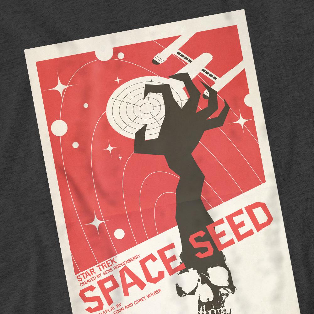Charcoal - Pack Shot - Star Trek Unisex Adult The Original Series Episode 22 T-Shirt