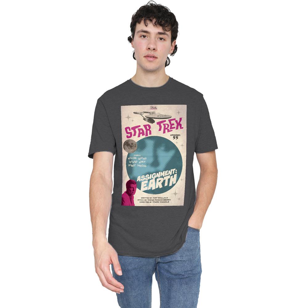 Charcoal - Lifestyle - Star Trek Unisex Adult The Original Series Episode 55 T-Shirt