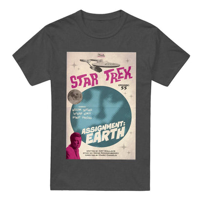 Charcoal - Front - Star Trek Unisex Adult The Original Series Episode 55 T-Shirt