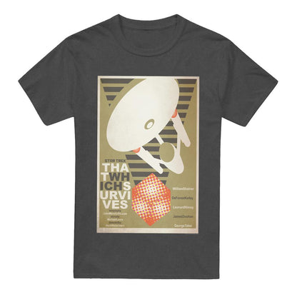 Charcoal - Front - Star Trek Unisex Adult The Original Series Episode 72 T-Shirt