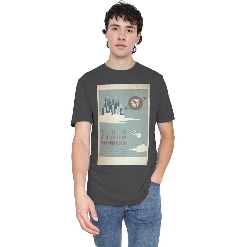 Charcoal - Side - Star Trek Unisex Adult The Original Series Episode 76 T-Shirt