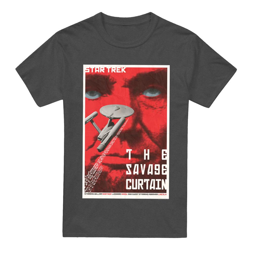 Charcoal - Front - Star Trek Unisex Adult The Original Series Episode 77 T-Shirt