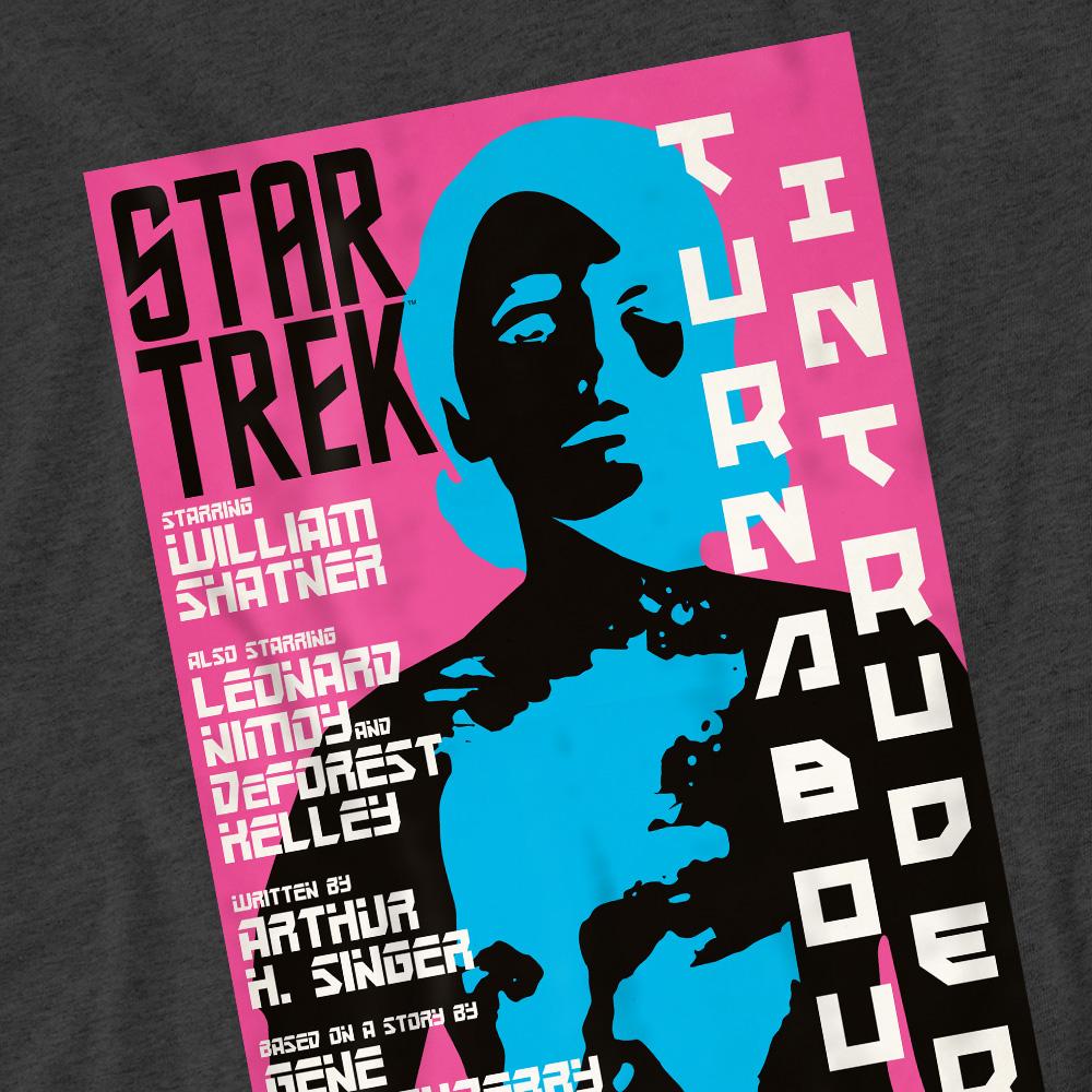 Charcoal - Pack Shot - Star Trek Unisex Adult The Original Series Episode 79 T-Shirt