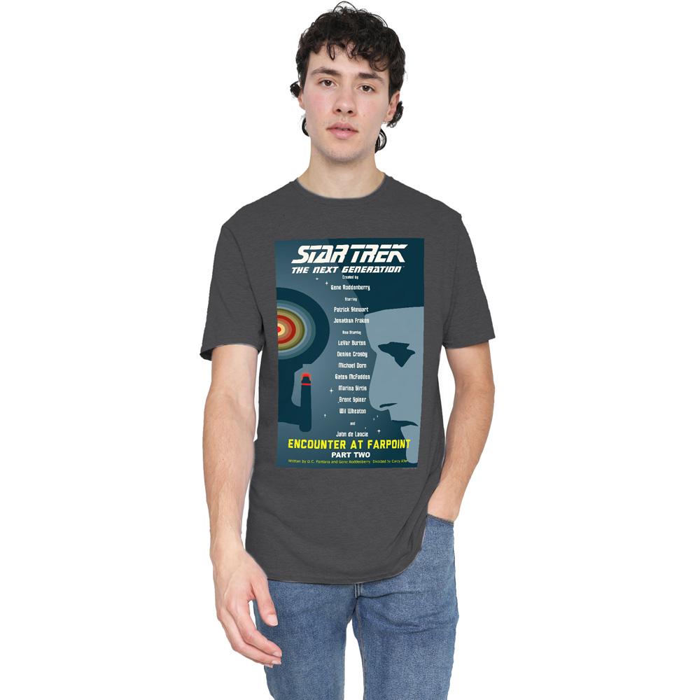 Charcoal - Lifestyle - Star Trek Unisex Adult The Next Generation Season 1 Episode 2 T-Shirt