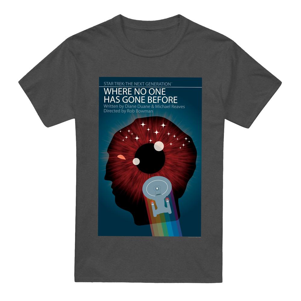 Charcoal - Front - Star Trek Unisex Adult The Next Generation Season 1 Episode 6 T-Shirt