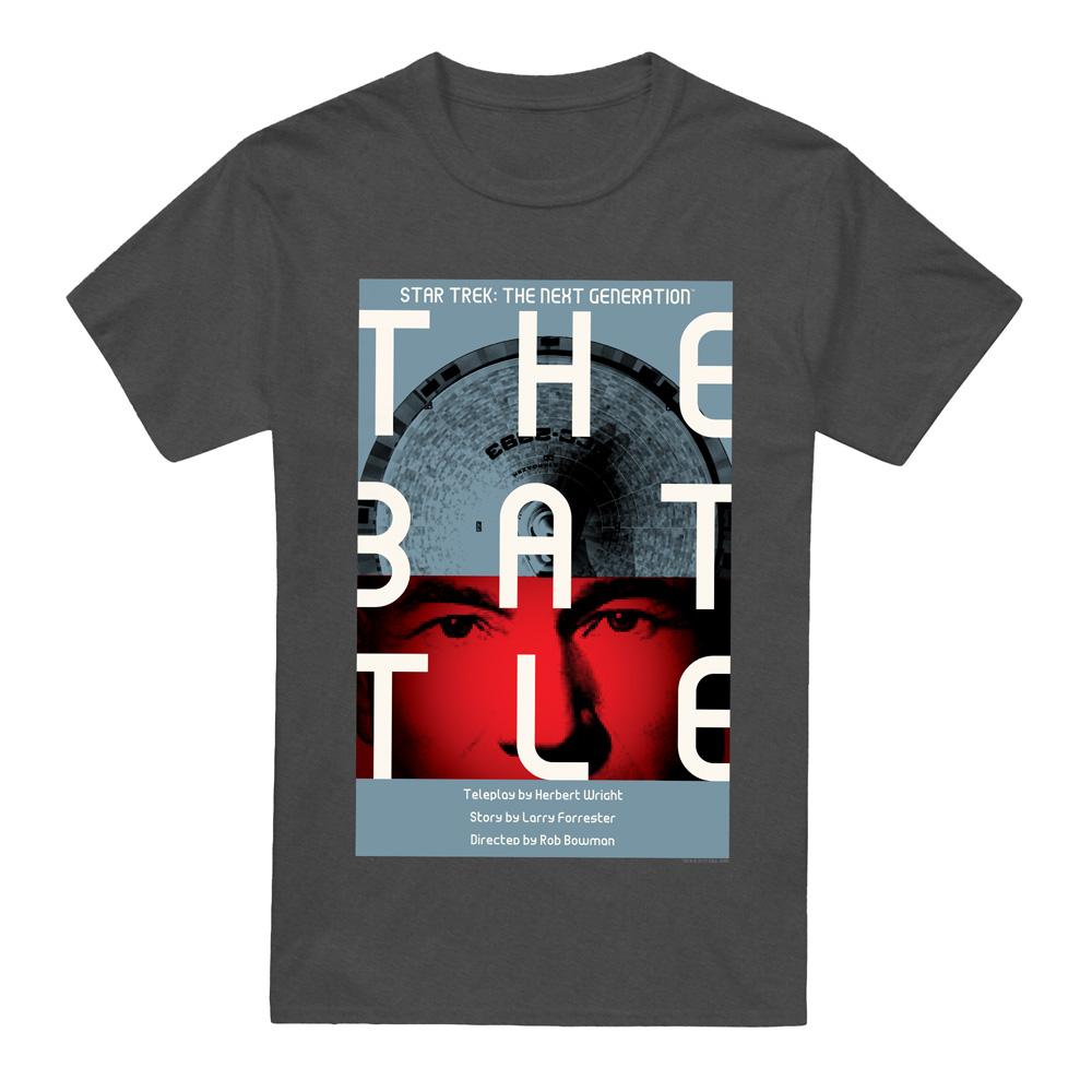 Charcoal - Front - Star Trek Unisex Adult The Next Generation Season 1 Episode 9 T-Shirt