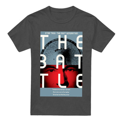 Charcoal - Front - Star Trek Unisex Adult The Next Generation Season 1 Episode 9 T-Shirt
