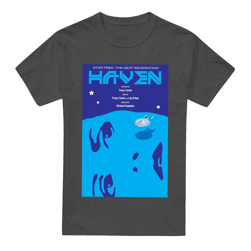 Charcoal - Front - Star Trek Unisex Adult The Next Generation Season 1 Episode 11 T-Shirt