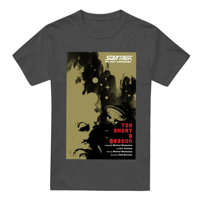 Charcoal - Front - Star Trek Unisex Adult The Next Generation Season 1 Episode 16 T-Shirt