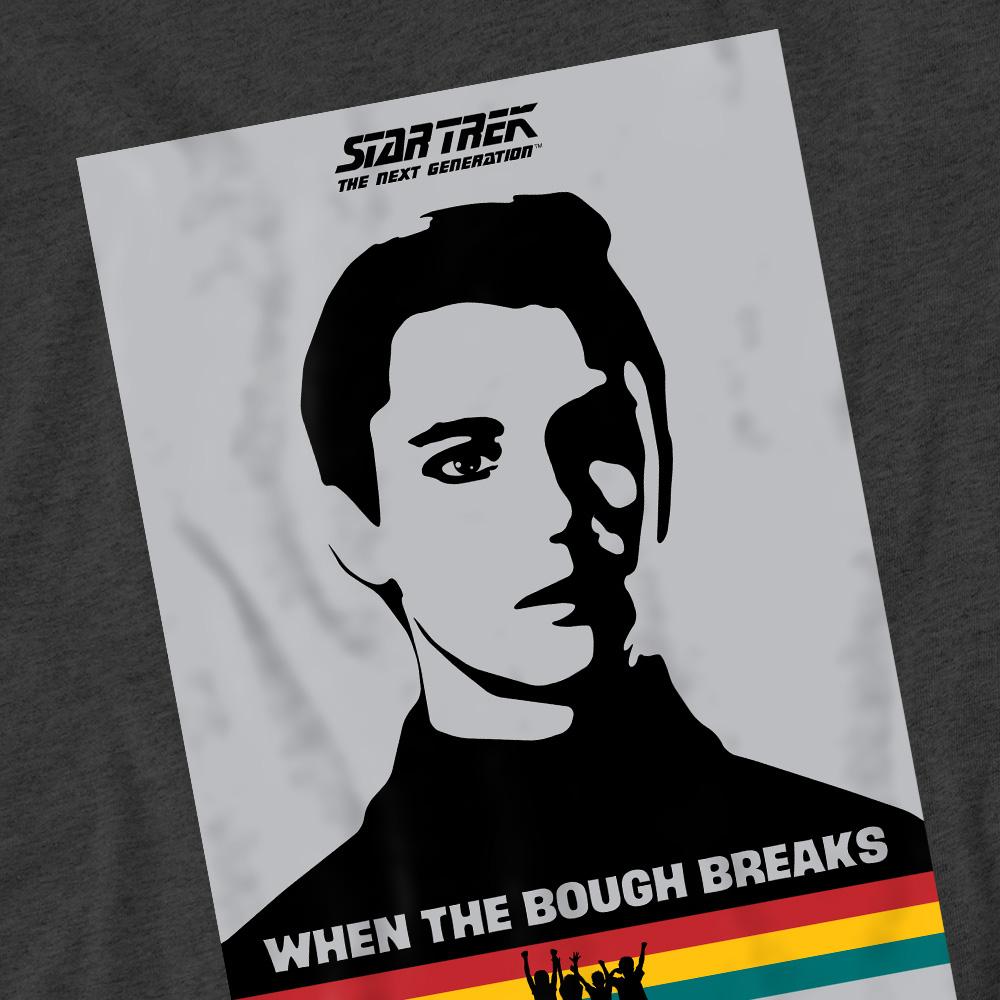 Charcoal - Pack Shot - Star Trek Unisex Adult The Next Generation Season 1 Episode 17 T-Shirt