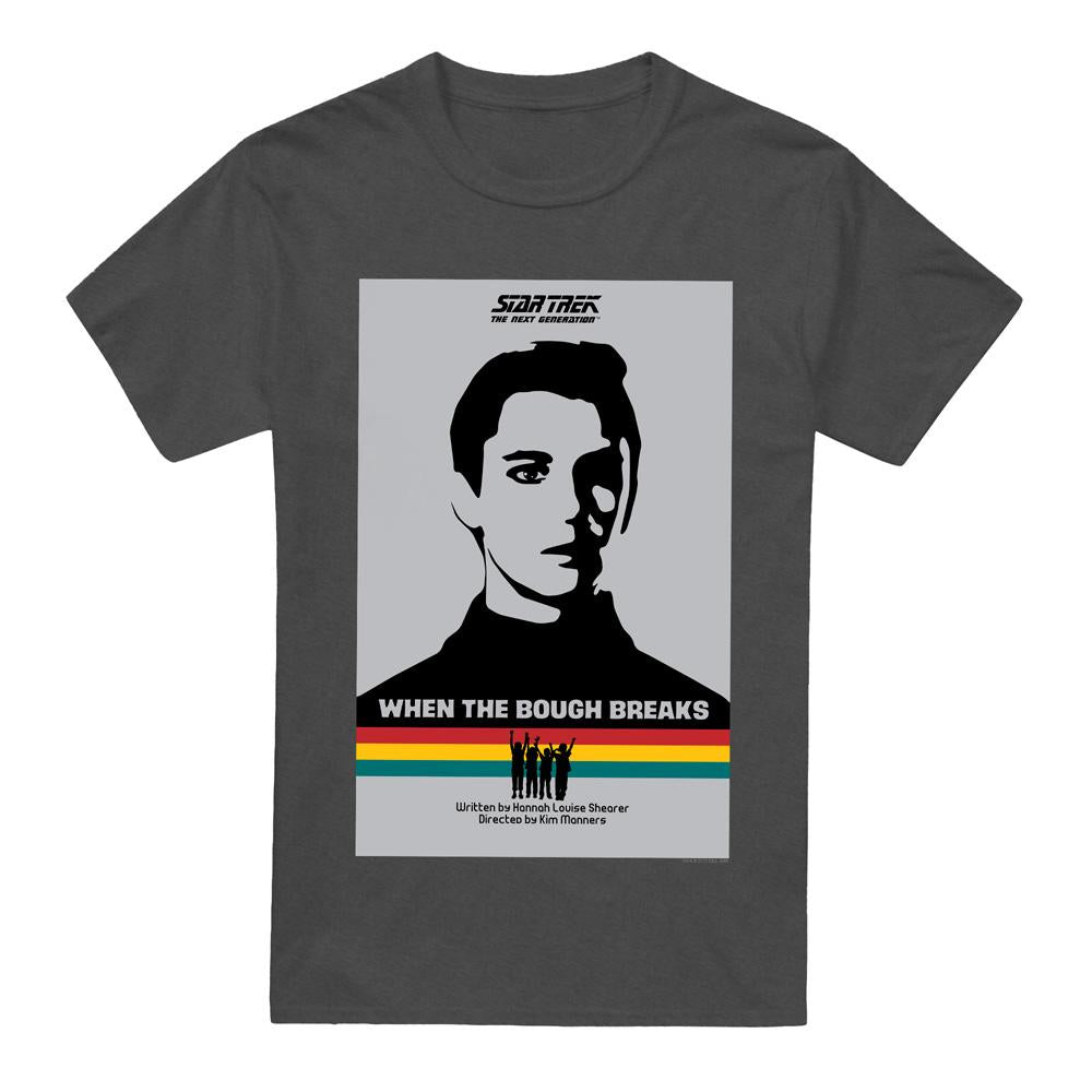 Charcoal - Front - Star Trek Unisex Adult The Next Generation Season 1 Episode 17 T-Shirt