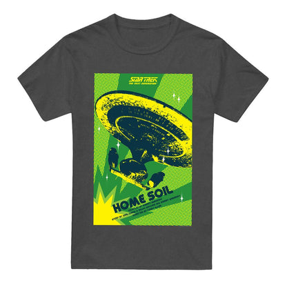 Charcoal - Front - Star Trek Unisex Adult The Next Generation Season 1 Episode 18 T-Shirt