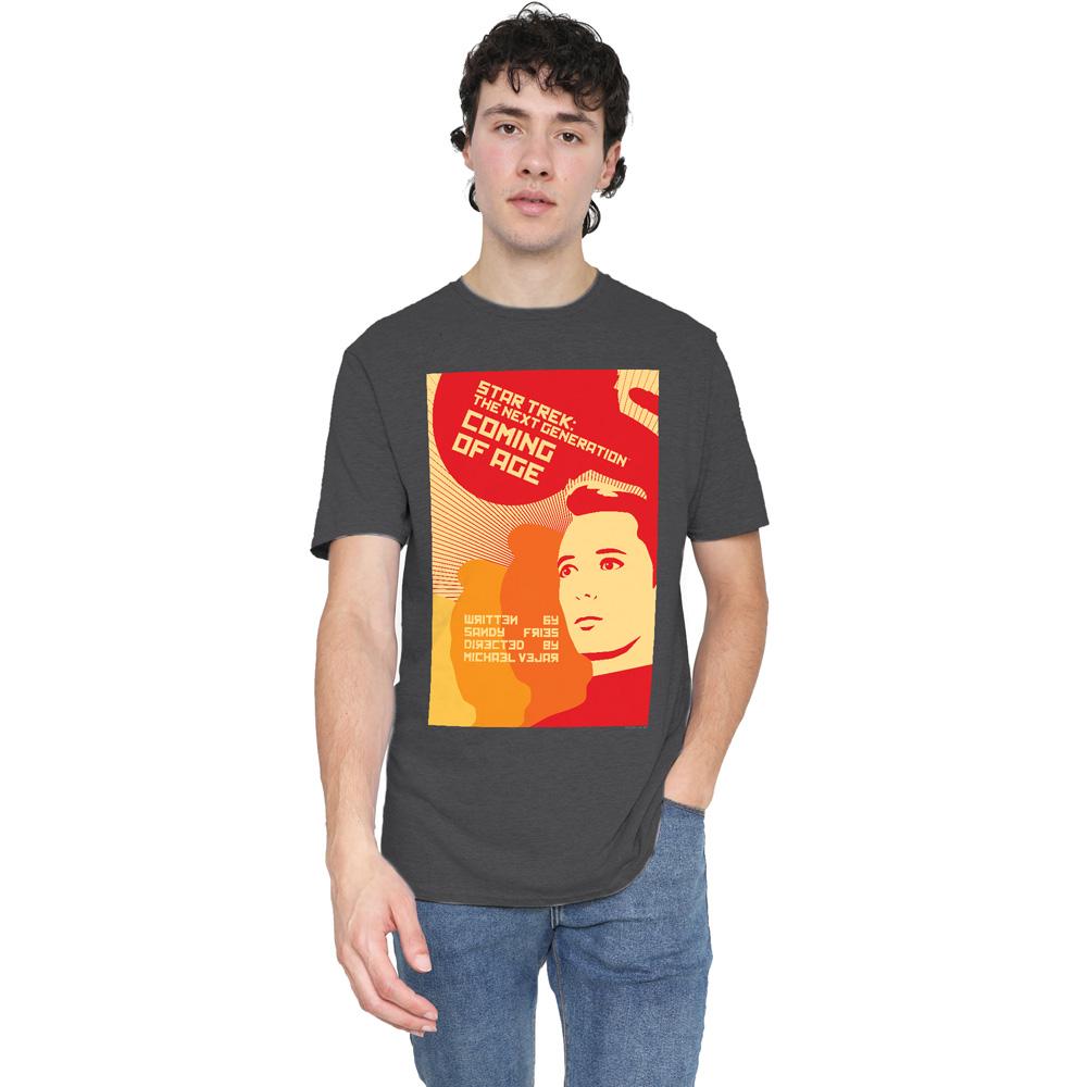 Charcoal - Lifestyle - Star Trek Unisex Adult The Next Generation Season 1 Episode 19 T-Shirt