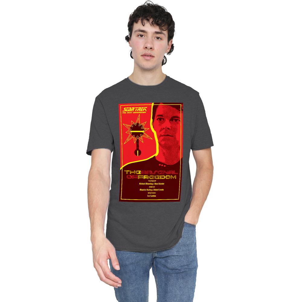 Charcoal - Lifestyle - Star Trek Unisex Adult The Next Generation Season 1 Episode 21 T-Shirt