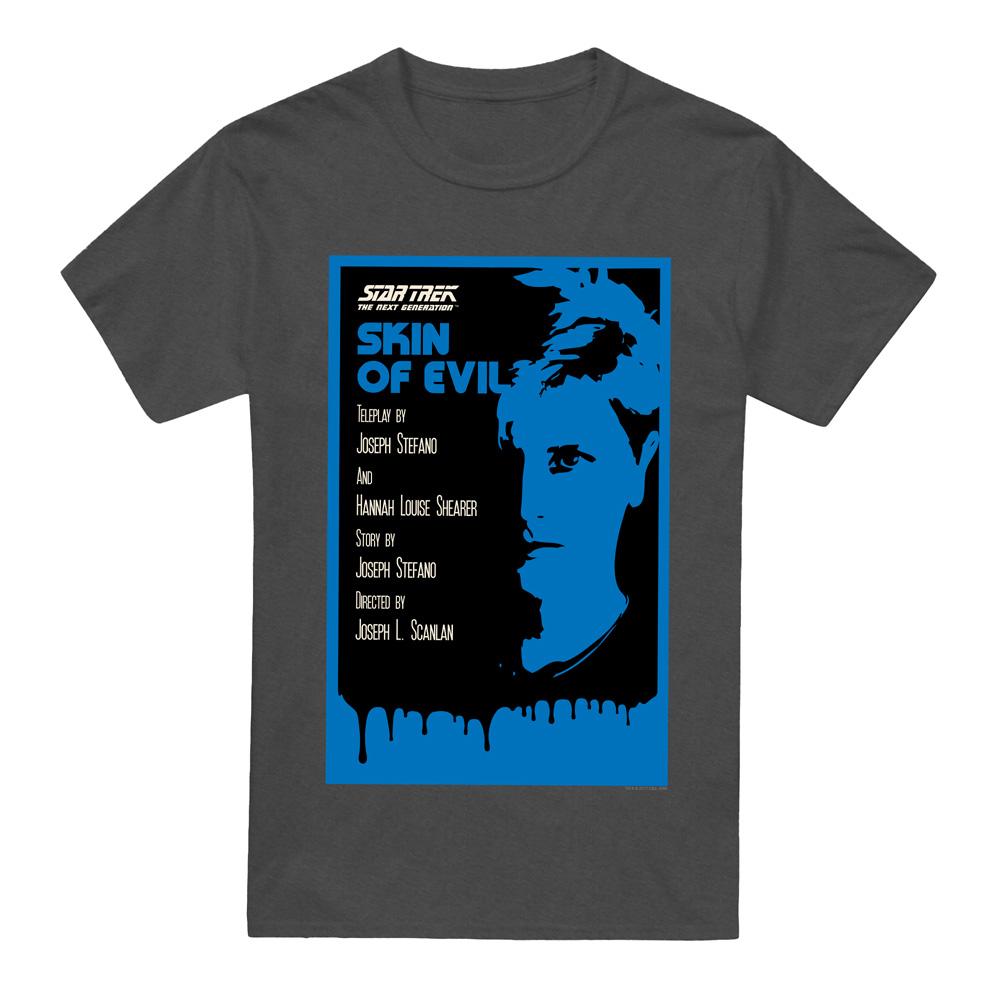 Charcoal - Front - Star Trek Unisex Adult The Next Generation Season 1 Episode 23 T-Shirt