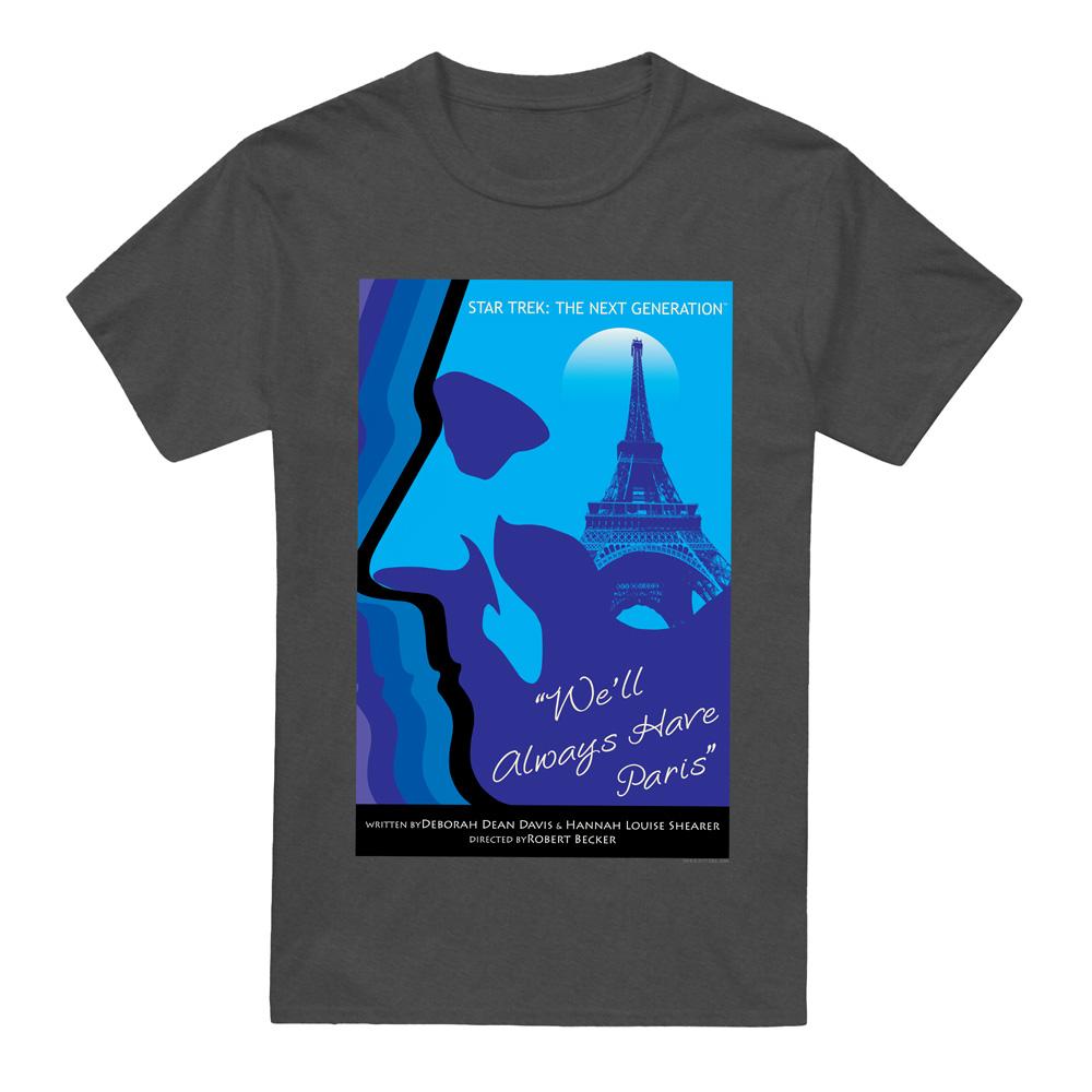 Charcoal - Front - Star Trek Unisex Adult The Next Generation Season 1 Episode 24 T-Shirt