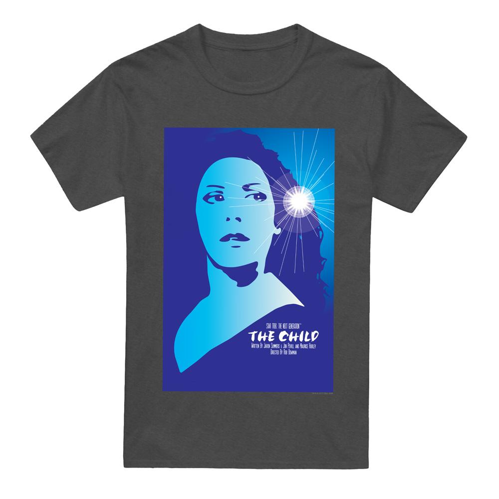 Charcoal - Front - Star Trek Unisex Adult The Next Generation Season 2 Episode 1 T-Shirt