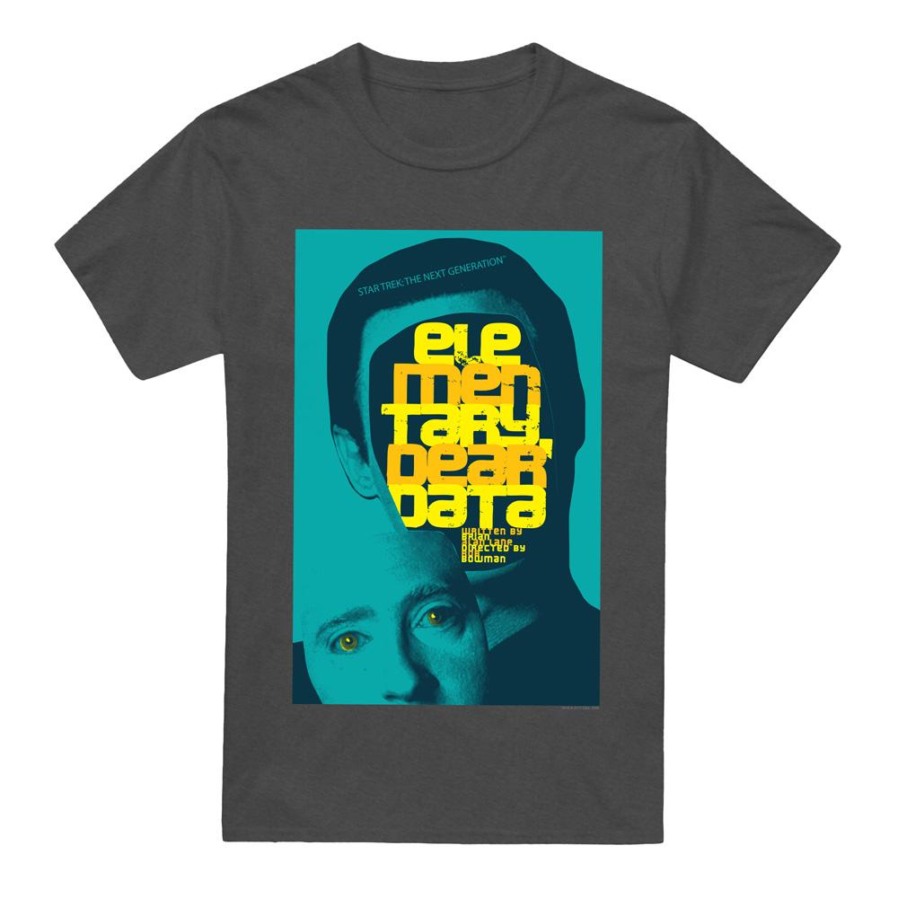 Charcoal - Front - Star Trek Unisex Adult The Next Generation Season 2 Episode 3 T-Shirt