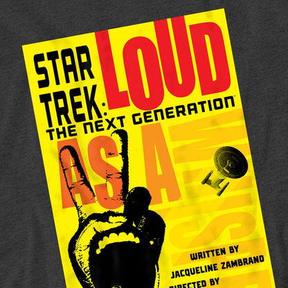 Charcoal - Pack Shot - Star Trek Unisex Adult The Next Generation Season 2 Episode 5 T-Shirt