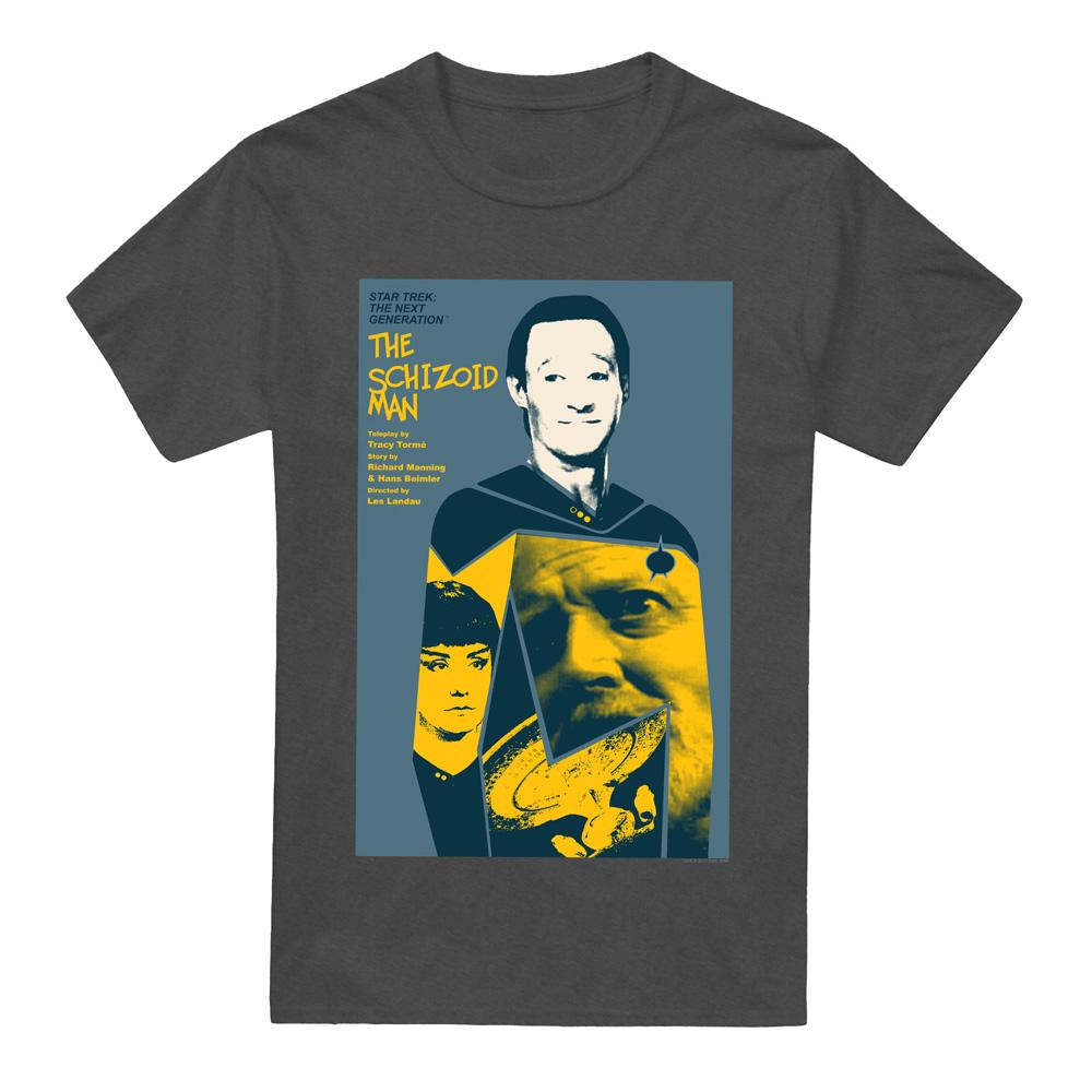 Charcoal - Front - Star Trek Unisex Adult The Next Generation Season 2 Episode 6 T-Shirt