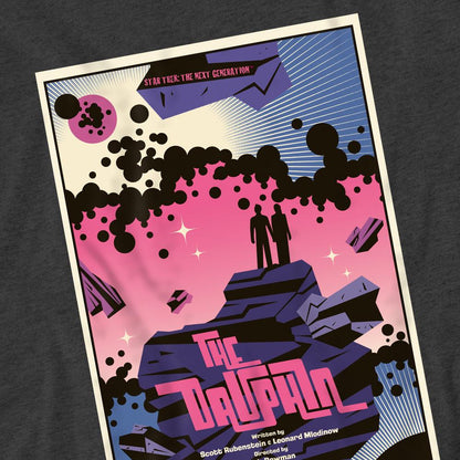 Charcoal - Pack Shot - Star Trek Unisex Adult The Next Generation Season 2 Episode 10 T-Shirt
