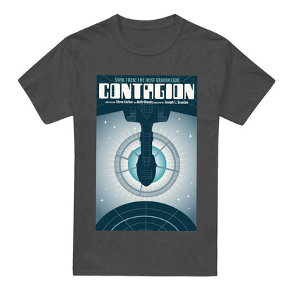 Charcoal - Front - Star Trek Unisex Adult The Next Generation Season 2 Episode 11 T-Shirt