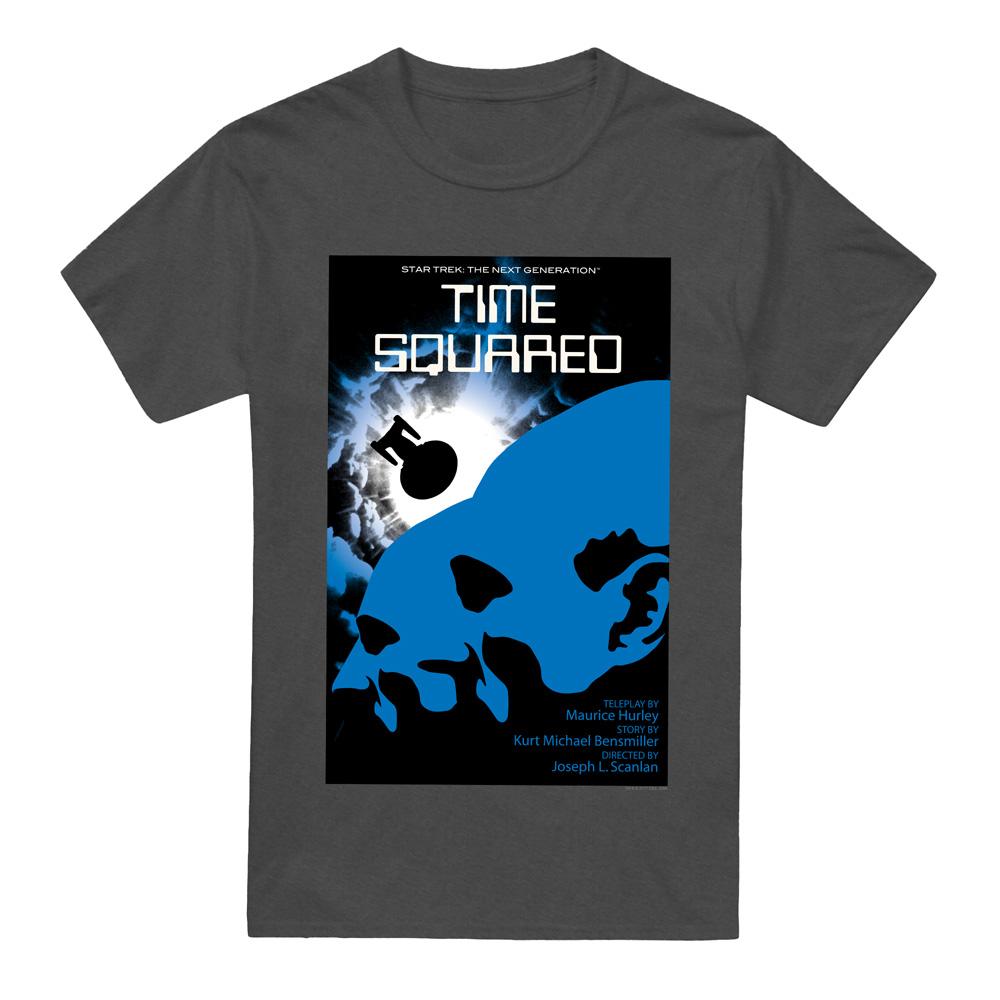 Charcoal - Front - Star Trek Unisex Adult The Next Generation Season 2 Episode 13 T-Shirt
