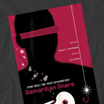 Charcoal - Pack Shot - Star Trek Unisex Adult The Next Generation Season 2 Episode 17 T-Shirt