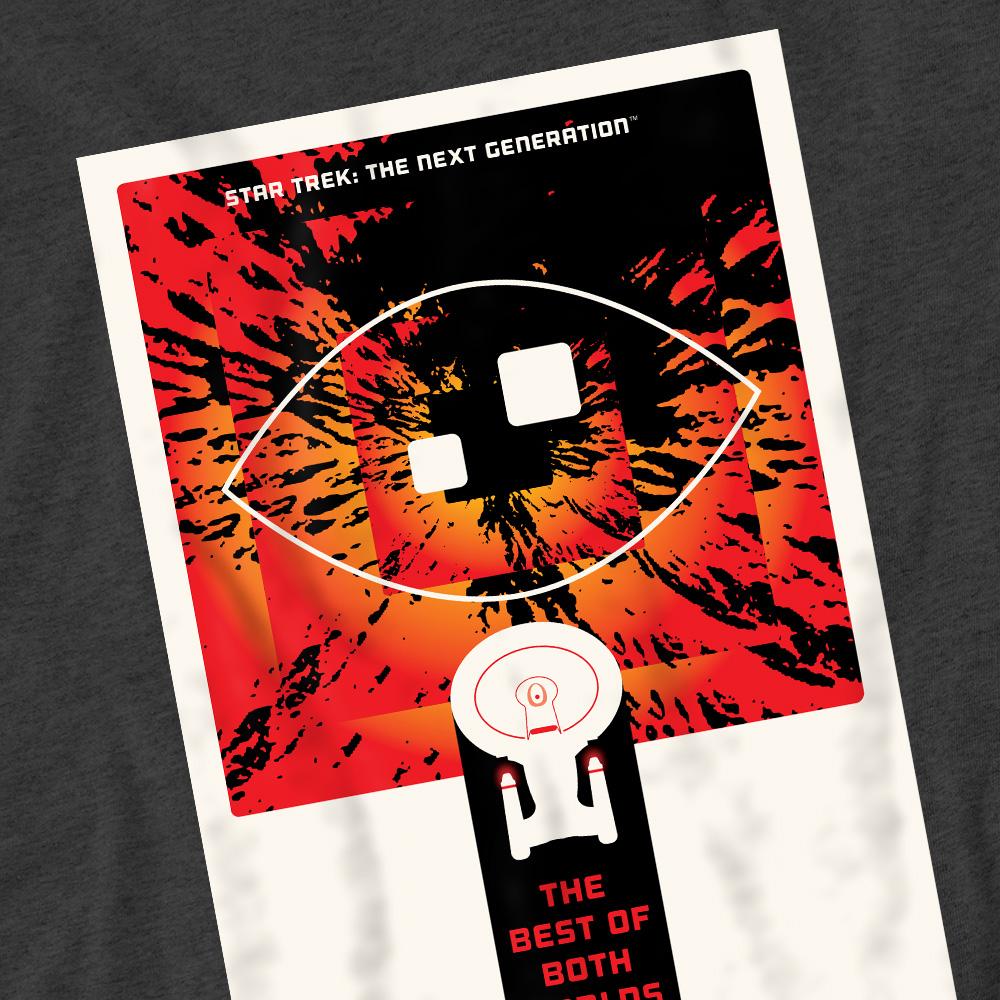 Charcoal - Pack Shot - Star Trek Unisex Adult The Next Generation Season 4 Episode 1 T-Shirt