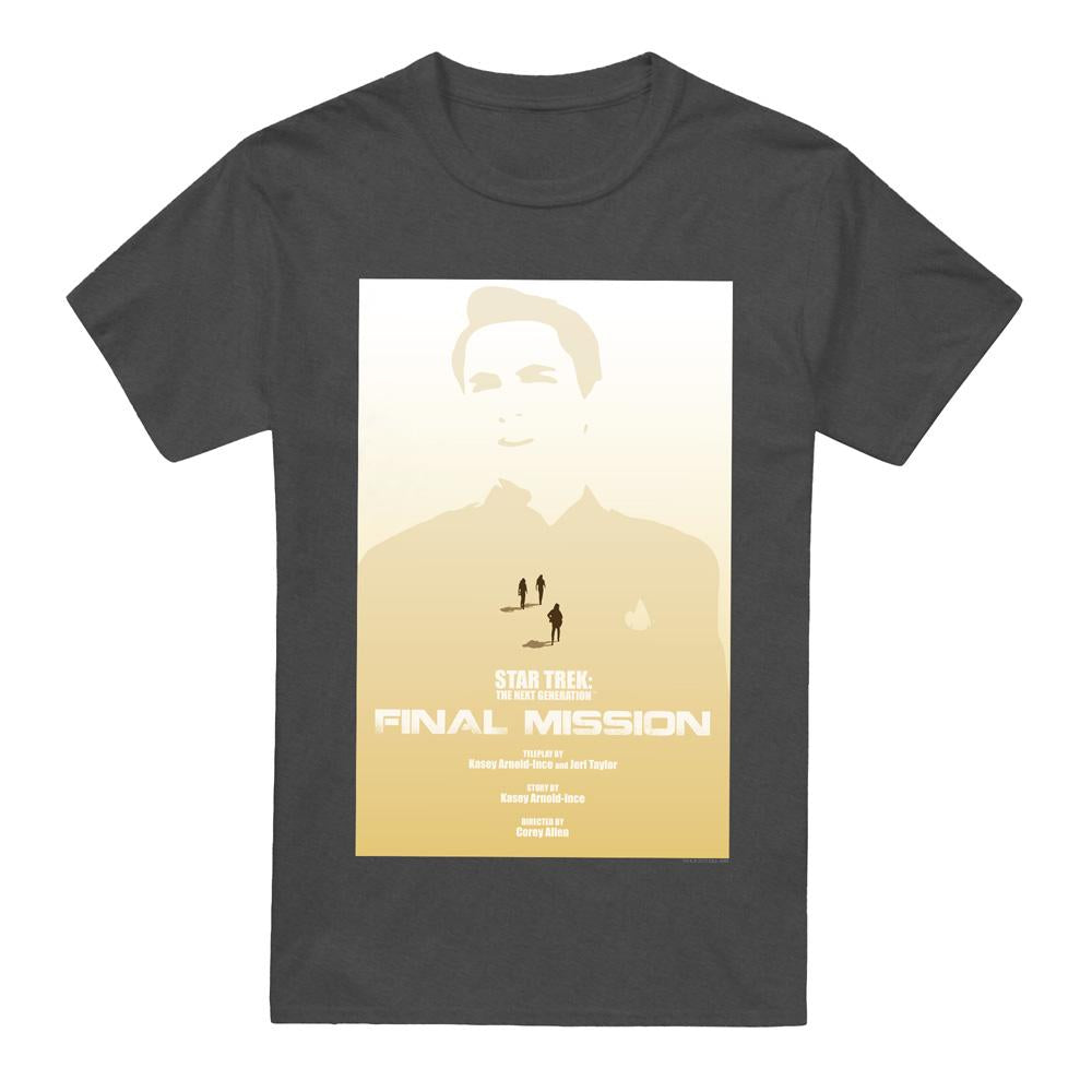 Charcoal - Front - Star Trek Unisex Adult The Next Generation Season 4 Episode 9 T-Shirt