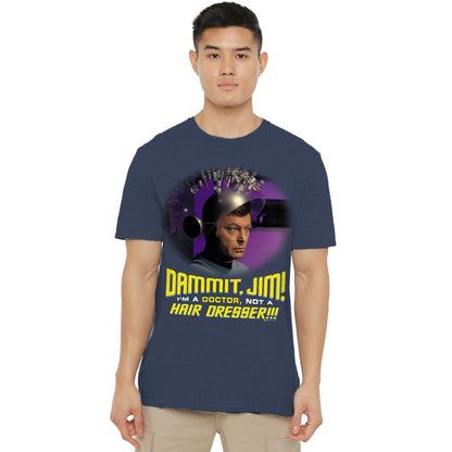 Navy - Lifestyle - Star Trek Unisex Adult Not a Hair Dresser T-Shirt