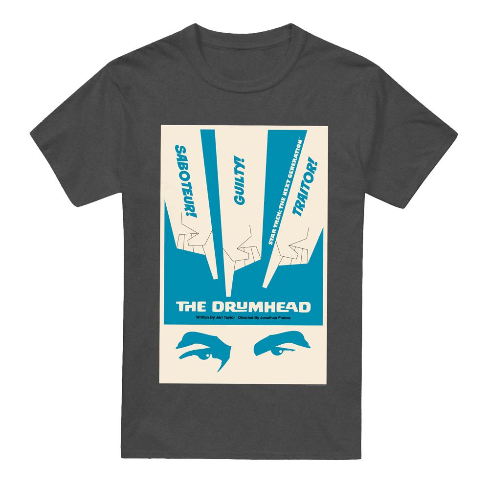 Charcoal - Front - Star Trek Unisex Adult The Next Generation Season 4 Episode 21 T-Shirt