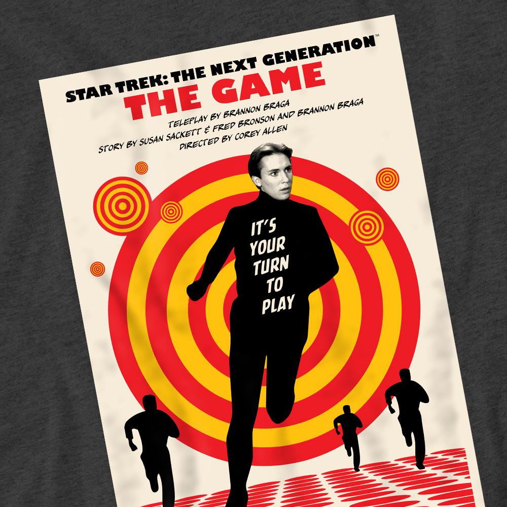 Charcoal - Pack Shot - Star Trek Unisex Adult The Next Generation Season 5 Episode 6 T-Shirt