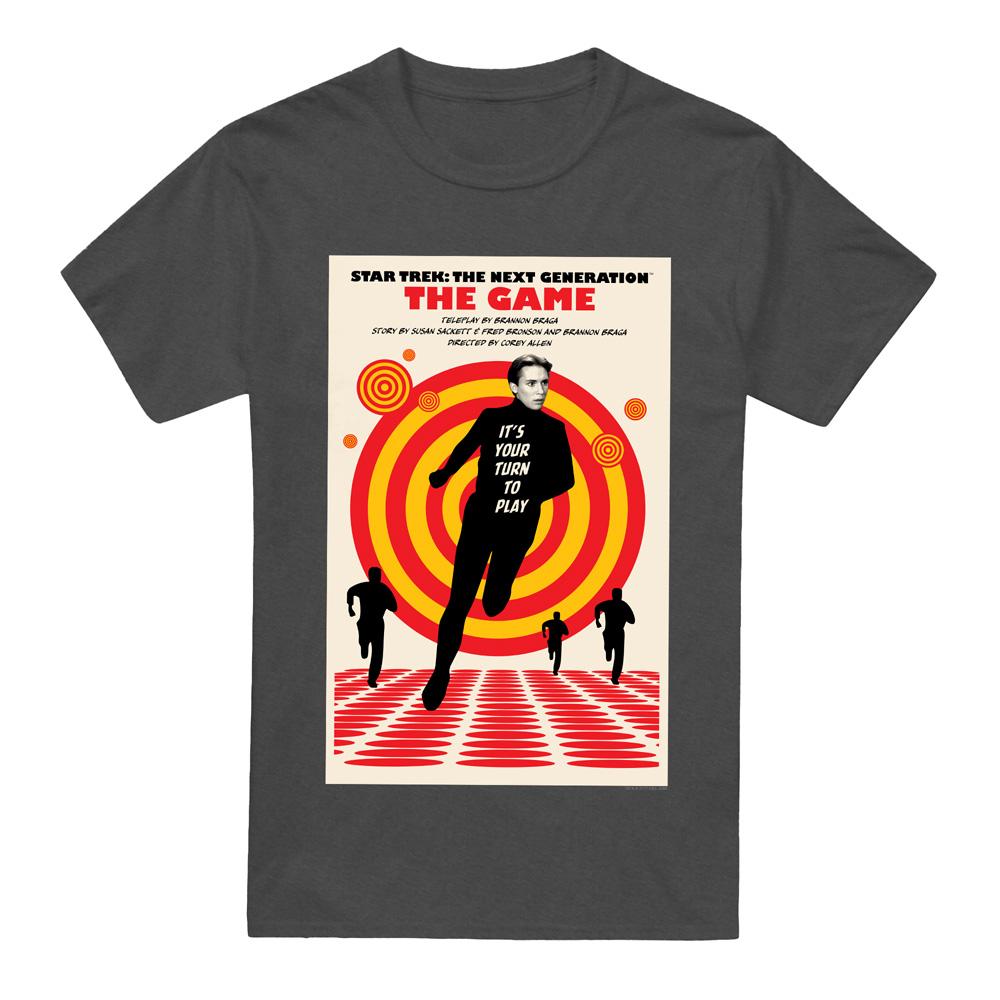 Charcoal - Front - Star Trek Unisex Adult The Next Generation Season 5 Episode 6 T-Shirt