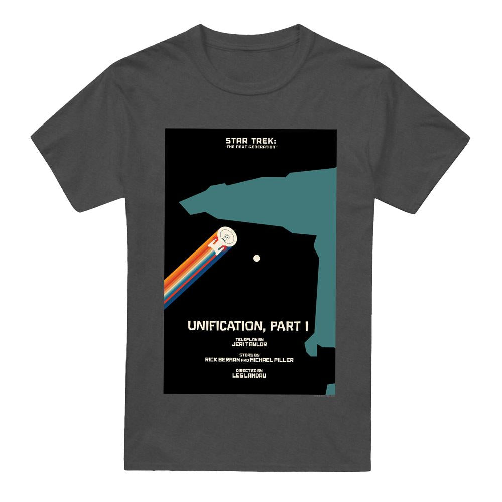 Charcoal - Front - Star Trek Unisex Adult The Next Generation Season 5 Episode 7 T-Shirt