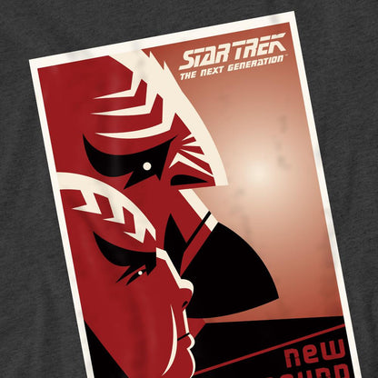 Charcoal - Pack Shot - Star Trek Unisex Adult The Next Generation Season 5 Episode 10 T-Shirt