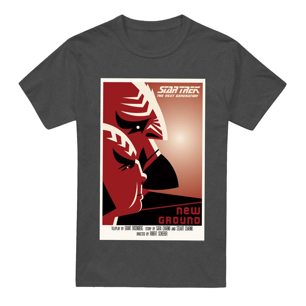 Charcoal - Front - Star Trek Unisex Adult The Next Generation Season 5 Episode 10 T-Shirt