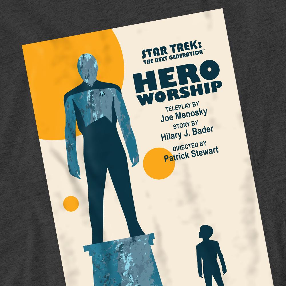 Charcoal - Pack Shot - Star Trek Unisex Adult The Next Generation Season 5 Episode 11 T-Shirt