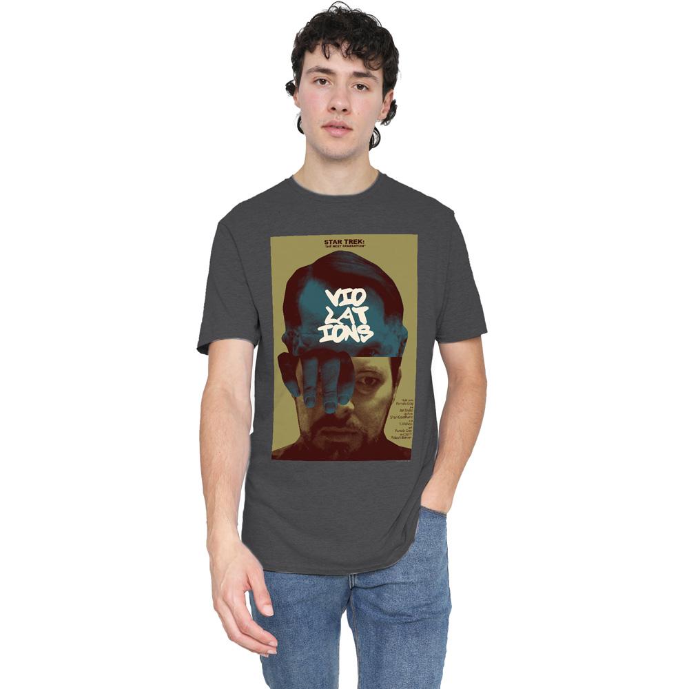 Charcoal - Lifestyle - Star Trek Unisex Adult The Next Generation Season 5 Episode 12 T-Shirt