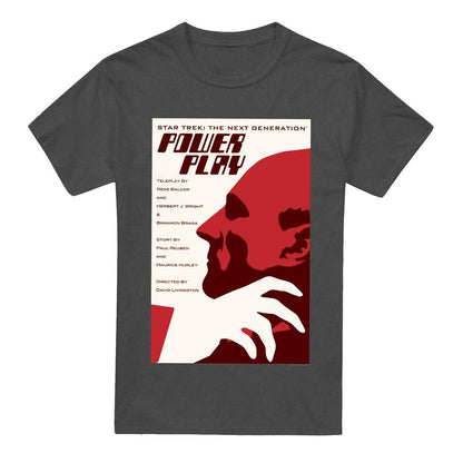 Charcoal - Front - Star Trek Unisex Adult The Next Generation Season 5 Episode 15 T-Shirt