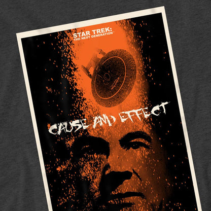 Charcoal - Pack Shot - Star Trek Unisex Adult The Next Generation Season 5 Episode 18 T-Shirt