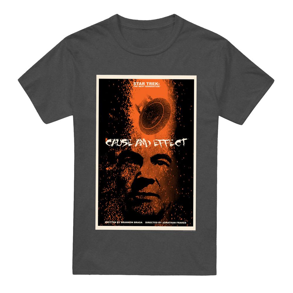 Charcoal - Front - Star Trek Unisex Adult The Next Generation Season 5 Episode 18 T-Shirt