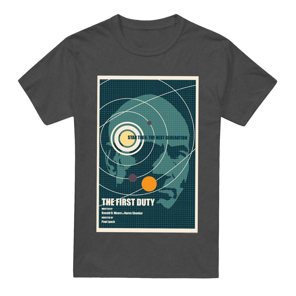 Charcoal - Front - Star Trek Unisex Adult The Next Generation Season 5 Episode 19 T-Shirt