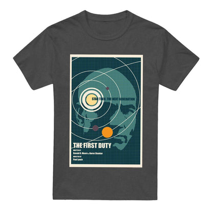 Charcoal - Front - Star Trek Unisex Adult The Next Generation Season 5 Episode 19 T-Shirt
