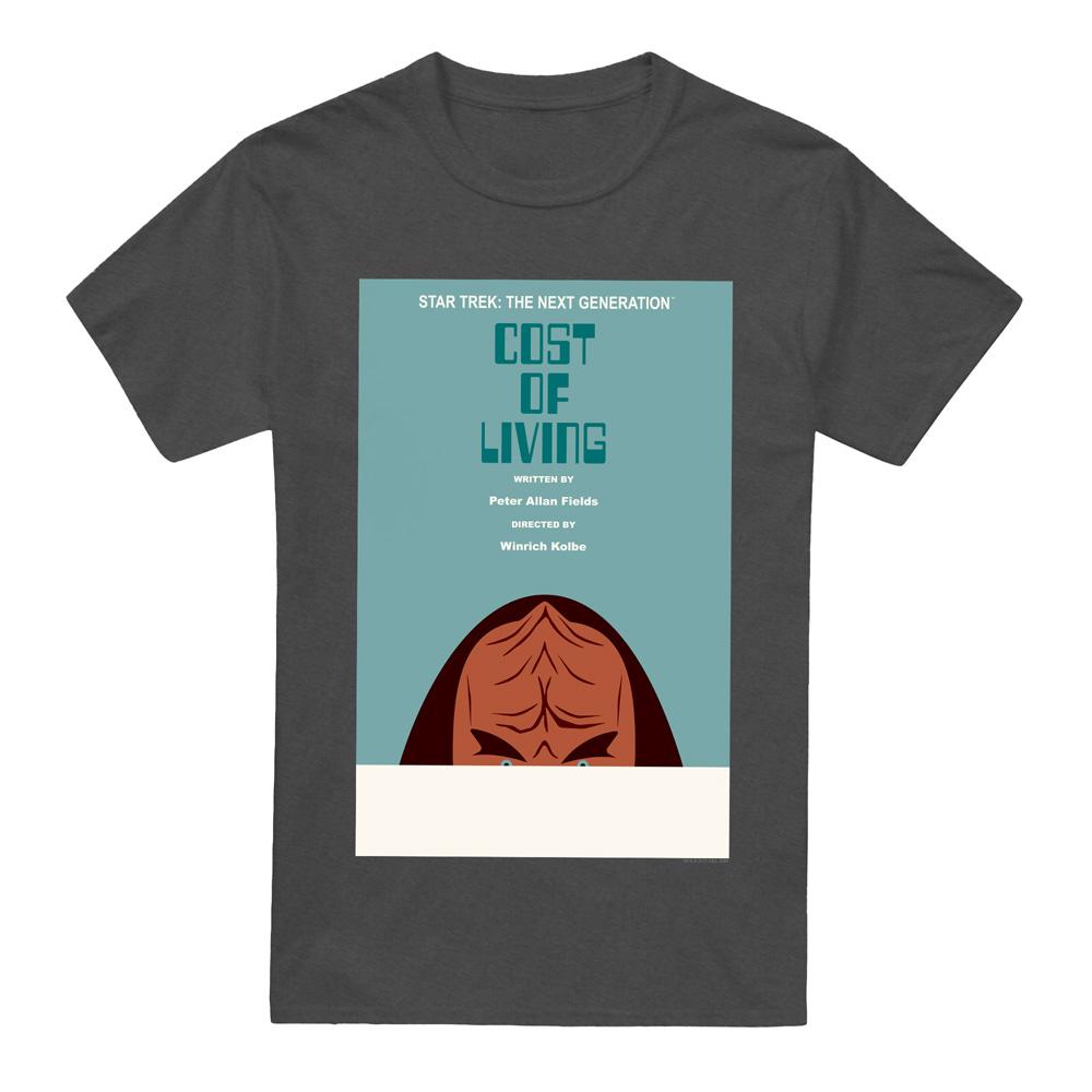 Charcoal - Front - Star Trek Unisex Adult The Next Generation Season 5 Episode 20 T-Shirt