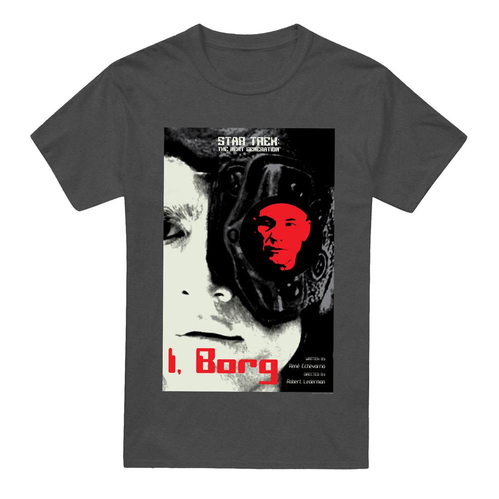 Charcoal - Front - Star Trek Unisex Adult The Next Generation Season 5 Episode 23 T-Shirt